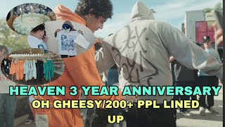 HEAVEN 3 YEAR ANNIVERSARY WE DID A COLLAB WITH OHGEESY 200 PPL LINED UP [upl. by Niamreg]