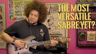 NAMM 2024 Rabea Massaad on the making and many tones of his Artist Series Sabre [upl. by Anoli76]