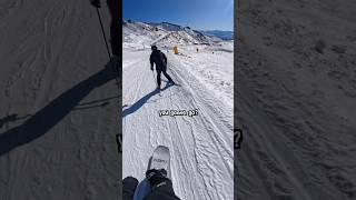 Playing Minesweeper on a snowboard 😂 [upl. by Ennairoc]