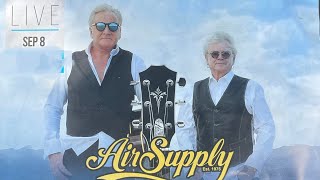 Air Supply live concert  Hard Rock Casino Hollywood 09082023 [upl. by Lillian]