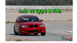 BMW 123D  Honda Civic Type R FN2  Track Day [upl. by Silberman]