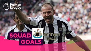 Stunning Newcastle United Goals  Shearer Cisse Shelvey  Squad Goals [upl. by Ylrae608]