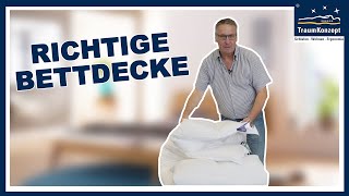 Was ist die richtige BETTDECKE  FRAG DEN JÄGER  TraumKonzept Folge 8 [upl. by Clovis]