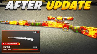 new BEST KAR98 after UPDATE in WARZONE 3 😲 Best KAR98K Class Setup  MW3 [upl. by Dionysus]