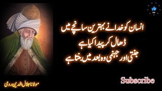 Maulana Jalaluddin Rumi quotes in Urdu Romi quote  Maulana Romi ke aqwal sultansalahuddinayubi [upl. by Dewayne49]