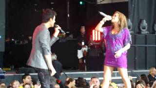 End of Wouldnt Change A Thing Live from Toronto  Joe Jonas and Demi Lovato HD [upl. by Kcirrej]