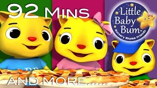 Three Little Kittens  90min of LittleBabyBum  Nursery Rhymes for Babies ABCs and 123s [upl. by Map]