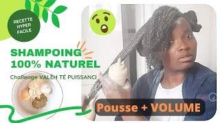 🇨🇮89• SHAMPOING ARGILE BLANCHE  100 NATUREL  VOLUME amp POUSSE  tout type de cheveux  Valèh Té [upl. by Alard]