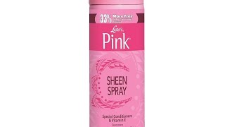 Lusters Pink SHEEN SPRAY naturalhair episode3 pink [upl. by Agee]