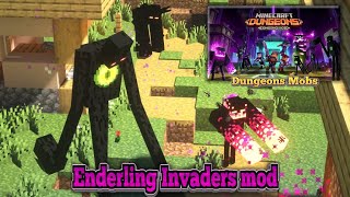 Minecraft 1165  Enderling Invaders mod [upl. by Eseilanna438]