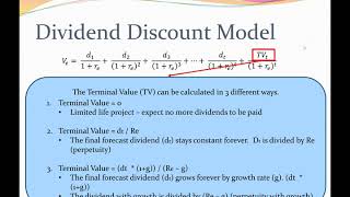 Demonstration  Dividend Discount Model DDM [upl. by Noside]