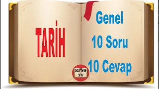 KPSS Tarih Genel [upl. by Ettenej]