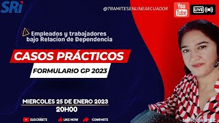 Proyección de gastos personales 2023 empleados y trabajadores bajo RDEP tramitesenlineaecuador [upl. by Earissed277]