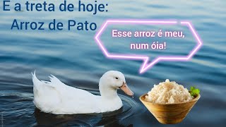 Receita de arroz de pato [upl. by Ecirtaed627]