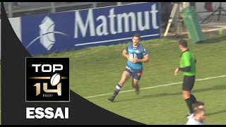 TOP 14 ‐ Essai Pierre BERARD CO – CastresBayonne – J15 – Saison 20162017 [upl. by Jennilee548]