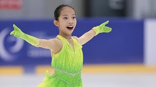 Yuxuan LIU 11 yrs Advanced Novice SP 2024 Chinese Figure Skating InterClub League Xian Station [upl. by Wills323]