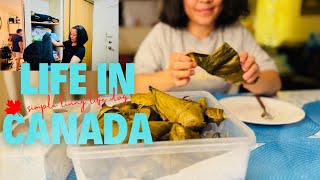 Life in Canada  Decluttering Old Winter Clothes For Donation  Thanksgiving Prep  Simple living [upl. by Plank]