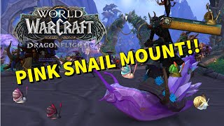 Snail Collecting Guide for Glimmerogg Racer Rep  WoW Dragonflight [upl. by Malory721]