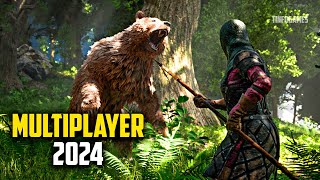 TOP 10 NOVOS JOGOS MULTIPLAYER EM 2024 [upl. by Yrehcaz605]