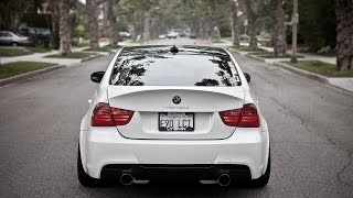 Best BMW E90 exhaust sounds 335i 330i 325i 320i N52 [upl. by Ziana]