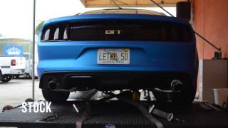 Lethal Performance 2015 Mustang GT Resonator Delete Kit Sound Comparisons [upl. by Isabelita947]