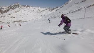 Frühlingsskilauf in Ischgl Tirol Österreich  Schneebericht am 2132014 [upl. by Winfield]