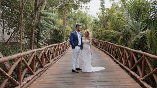 Andaz Mayakoba Destination Wedding  Riviera Maya Mexico Wedding Video [upl. by Ahsirahc341]