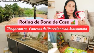 Rotina de dona de casa 🏕  Organizei tudo  Dia chuvoso  Canecas de Porcelana da Matsumoto [upl. by Rapp]