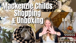 MackenzieChilds Haul amp Shopping Unboxing Mackenzie Childs [upl. by Naellij390]