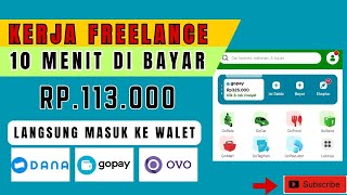 KERJA FREELANCE ONLINE GAJIAN 113 RIBU DARI MENGISI 1 SURVEY Cara mudah mencari uang di Internet [upl. by Fillander524]