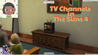 TV Stations in the Sims 4 [upl. by Minnnie]