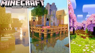 Top 7 NEW BEST Ultra Realistic Shaders Minecraft Bedrock 120 Android Windows 10 iOS [upl. by Mera]