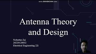 ANTENNA THEORY amp PLANNING ASSIGNMENT [upl. by Oneal707]