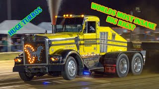 2023 Pro Stock Semi Pulling MADNESS Dragway 42 Fall OSTPA [upl. by Haimehen]