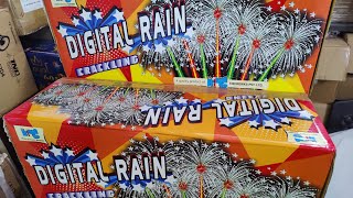 🎇Diwali crackers testing2024🎆INF Brand Digital Rain skyshot🎇fireworks crackers diwalivlog diwali [upl. by Aicre]