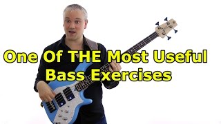 One Of THE Most Useful Bass Exercises  Cycle Of 4ths and Notes On The Neck Combined [upl. by Nnylarac716]