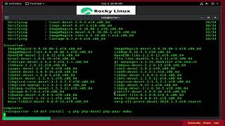 How To install ImageMagick PHP Imagick Tool on Rocky Linux 85 [upl. by Assilaj235]