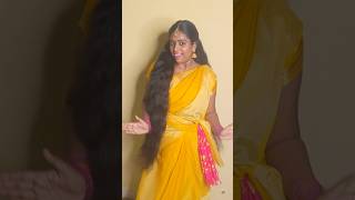 Yellow Saree💛 Vibe 🙈😉 Matta🔥 mattavibe mattasong trishakrishnan goat kalaagalya [upl. by Schumer]