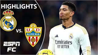 👀 DRAMA GALORE 👀 Real Madrid vs Almeria  LALIGA Highlights  ESPN FC [upl. by Thorn518]