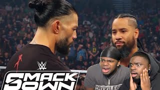 The Bloodline 20 DESTROYS Jimmy Use and Roman Reigns REACTION [upl. by Mosnar134]