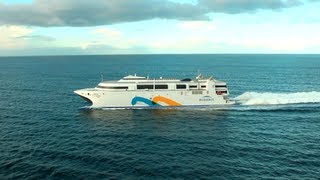 Worlds Fastest Ship Incats Wave Piercing Catamaran [upl. by Duquette]