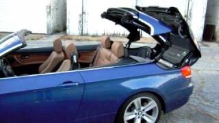 BMW 335i Convertible  Roof Opening Sequence [upl. by Elayne812]