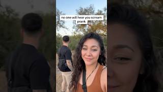 No one will hear you scream prank 🤣 shorts funny prank [upl. by Oreste]