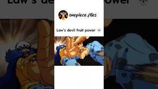 Laws devil fruit power 💀 onepiece trafalgarlaw bigmom [upl. by Cirad]