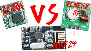 LoRa Module VS nRF24 VS Generic RF Module  Range amp Power Test [upl. by Lisan835]