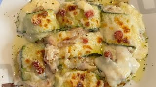 ¡DELICIOSOS CANELONES de CALABACÍN con ATÚN [upl. by Chrysler499]