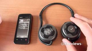 40 Arctic Sound P311 Stereo Bluetooth Headphones Review CCReviews [upl. by Ahsemal]