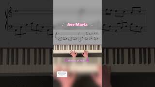 Ave Maria by Schubert easy arrange for intermediate piano solo piano pianomusic [upl. by Kentigerma706]