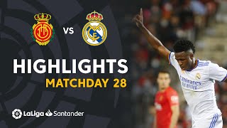 Resumen de RCD Mallorca vs Real Madrid 03 [upl. by Enaek]