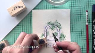 Ai Watercolor Mini Project – Wooden Gate [upl. by Northey]